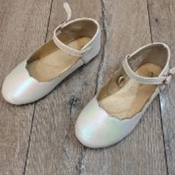 Туфли детские розовые с бабочками - фото 4