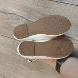 Туфли детские розовые с бабочками - фото 5