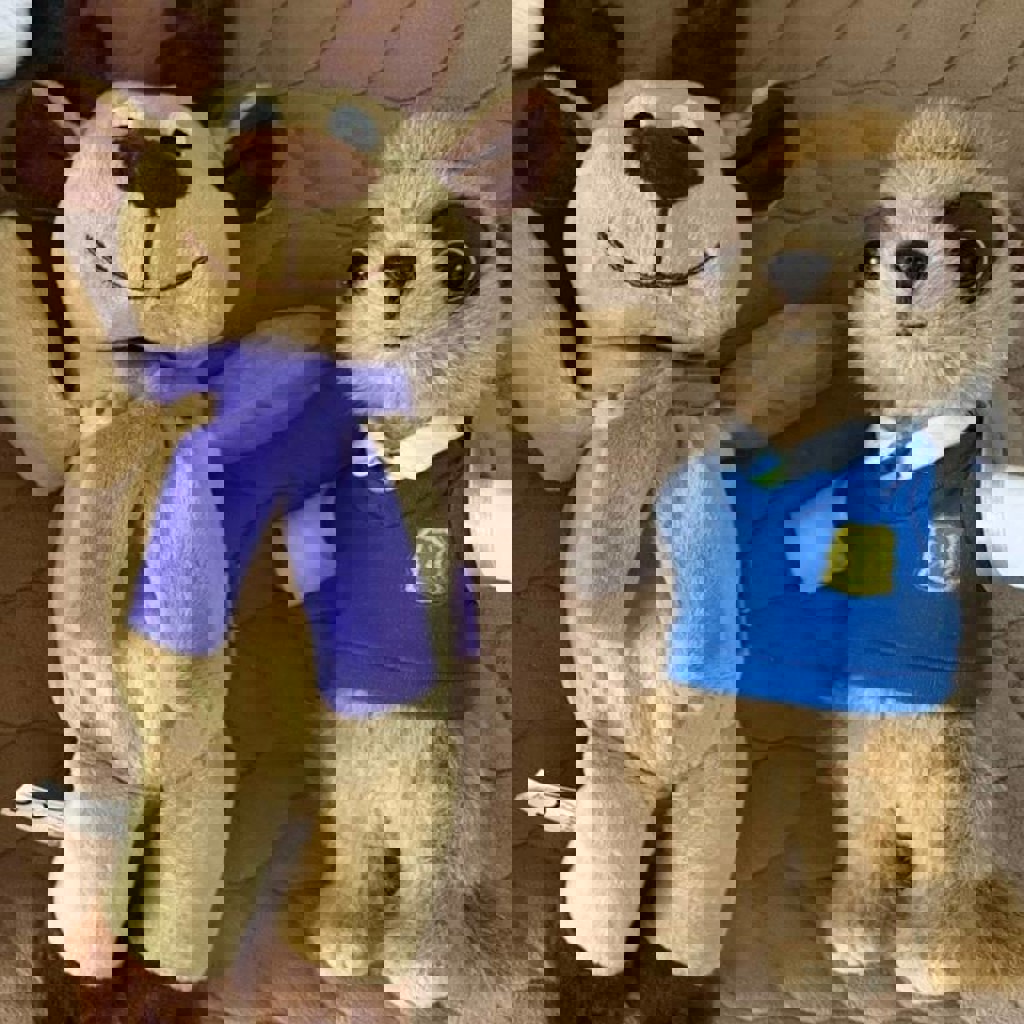 Мягкая игрушка «сурикат в школьной форме»