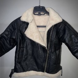 Дублёнка-авиатор с искусственным мехом - фото 4