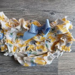 Шорты-юбка с цветочками - фото 1