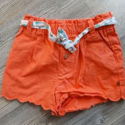 Шорты-юбка с цветочками - фото 3