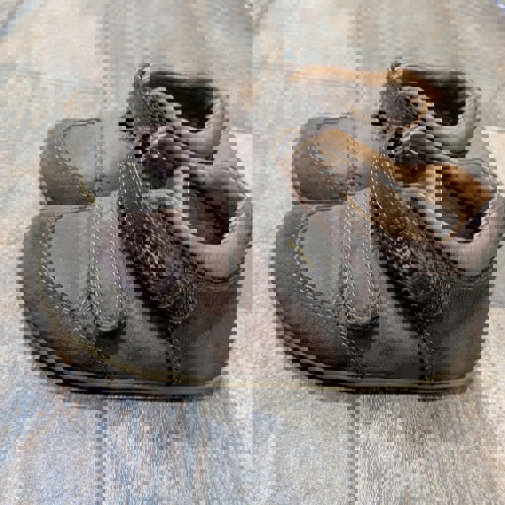 Синие ботинки Ecco