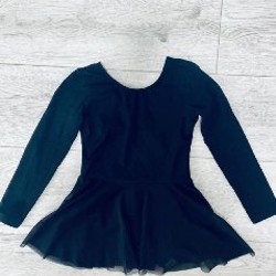 Черный боди для гимнастики - фото 1