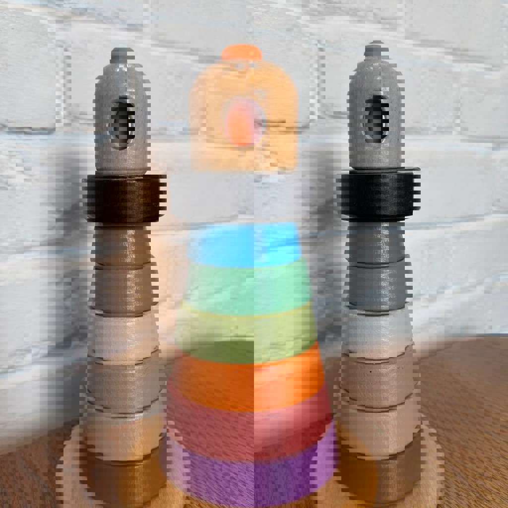 Деревянная пирамидка