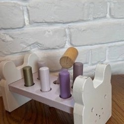 Деревянный молоточек с набором - фото 2