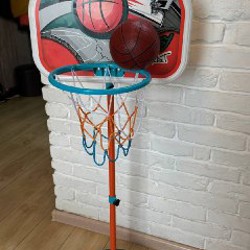Баскетбольное кольцо с мячом - фото 2