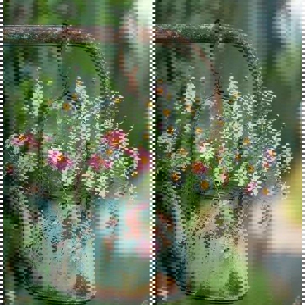 Старый чайник для декора