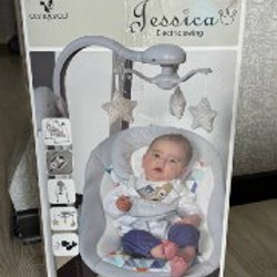 Детская качель электрическая люлька Cangaroo Jessica Electric Swing - фото 2