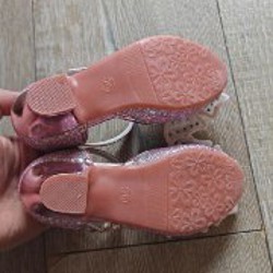 Туфли детские белые с бусинками - фото 8