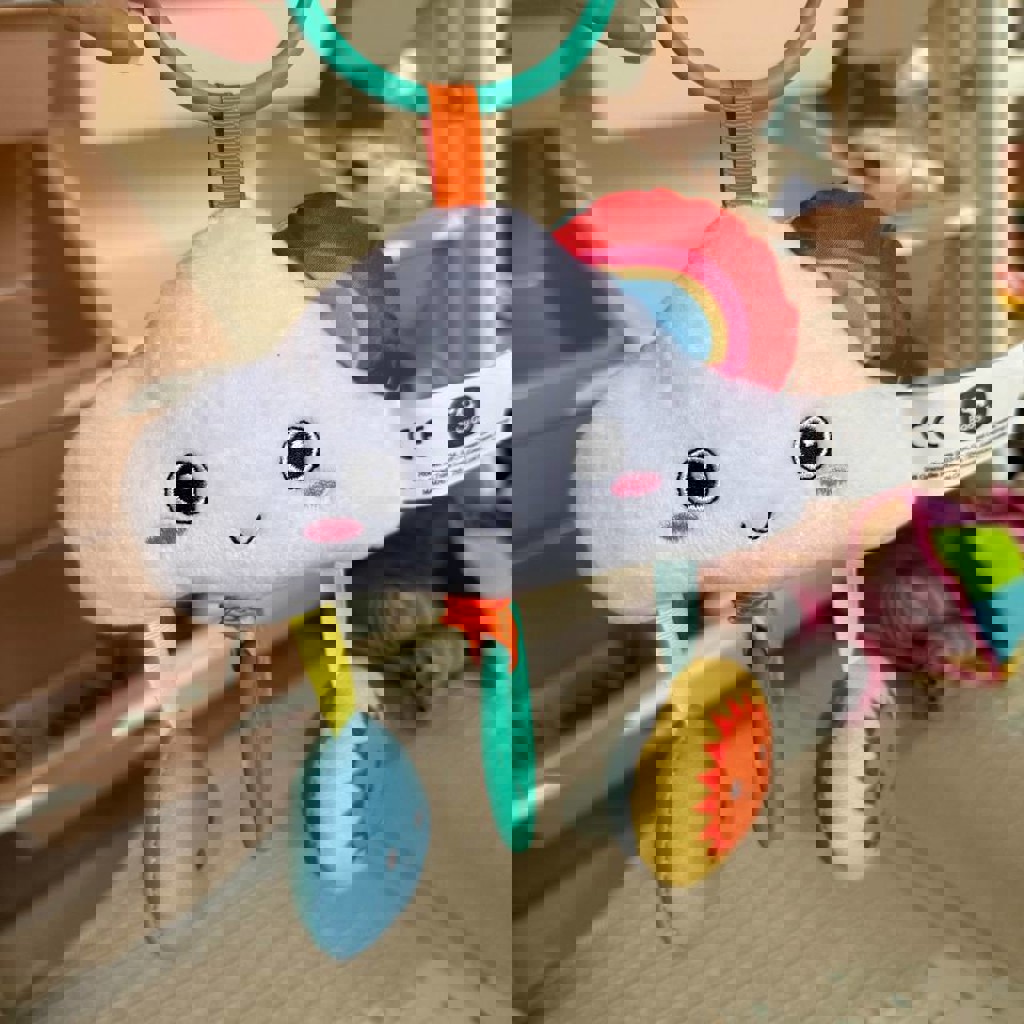 Черно-бело-красная подвеска Canpol babies