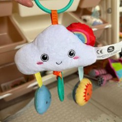 Черно-бело-красная подвеска Canpol babies - фото 1