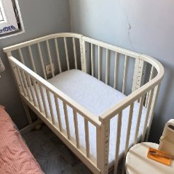 Кроватка приставная овальная - фото 2