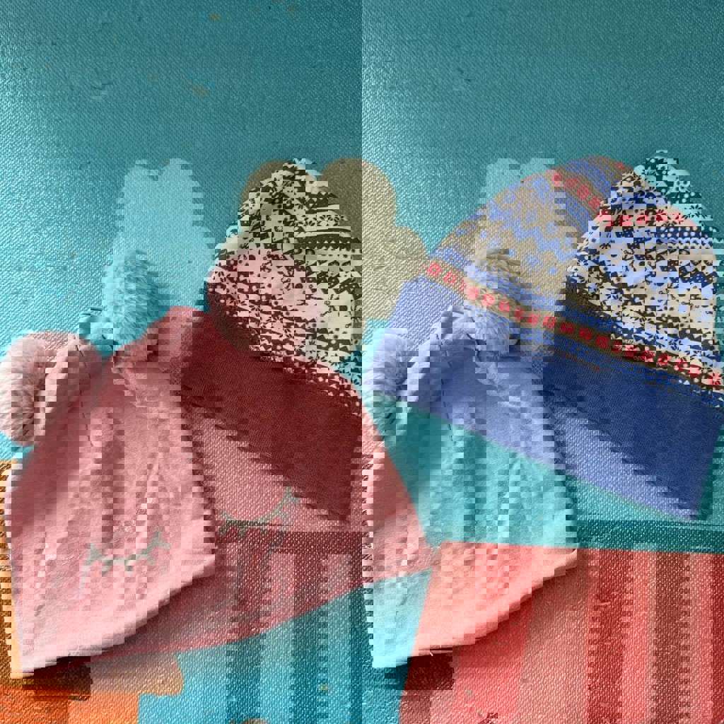 Шапочка розовая