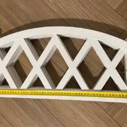 Комплект белых пластиковых заборчиков - фото 2