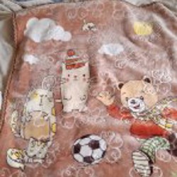 Тёплое одеяло с мишкой - фото 1