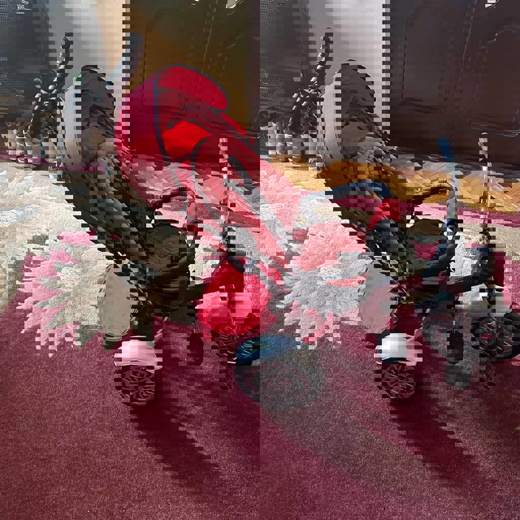 Велосипед с родительской ручкой