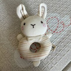 Погремушка зайка бежевый - фото 5