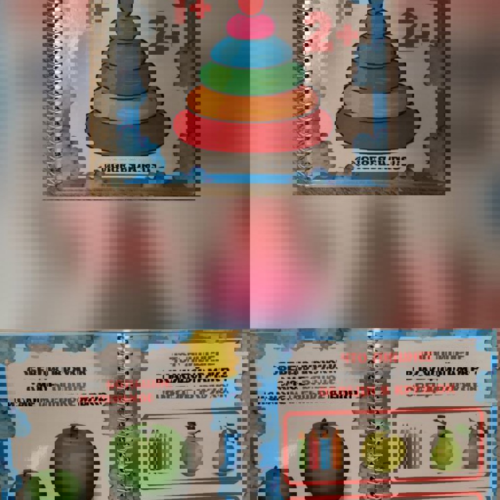 Рабочая тетрадь для детского развития 1+