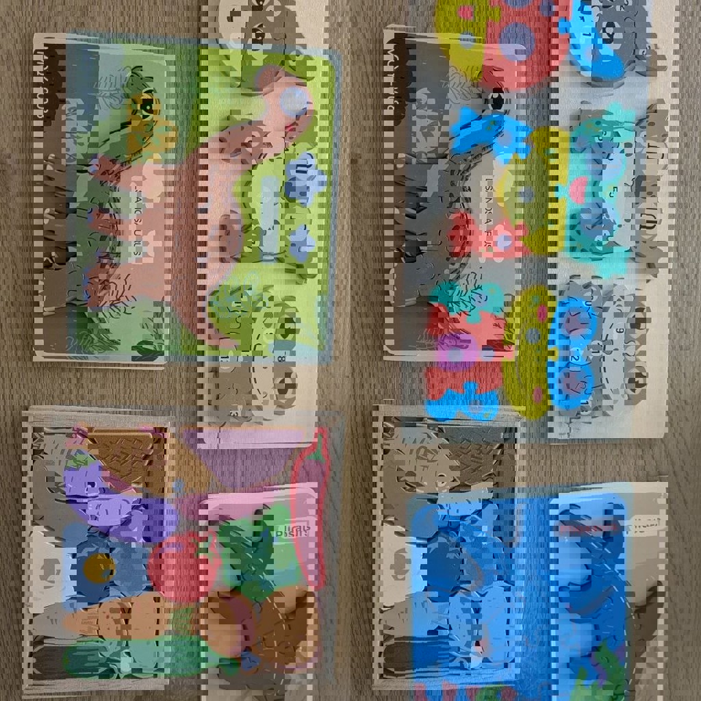 Пазлы: динозавры