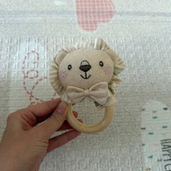 Погремушка бежевый мишка - фото 4