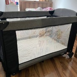 Кроватка манеж с матрасом - фото 2