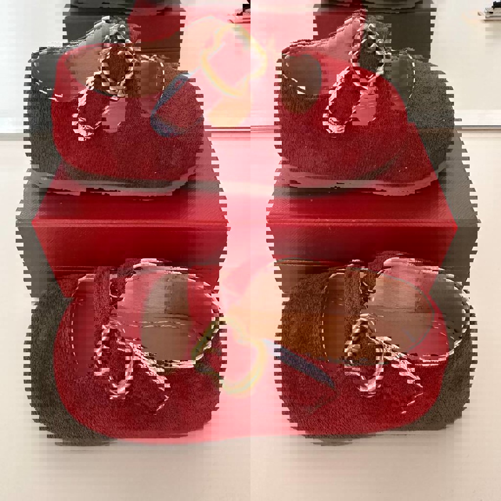 Детские туфли белые