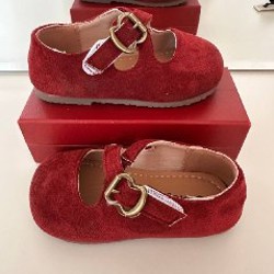 Детские туфли белые - фото 1