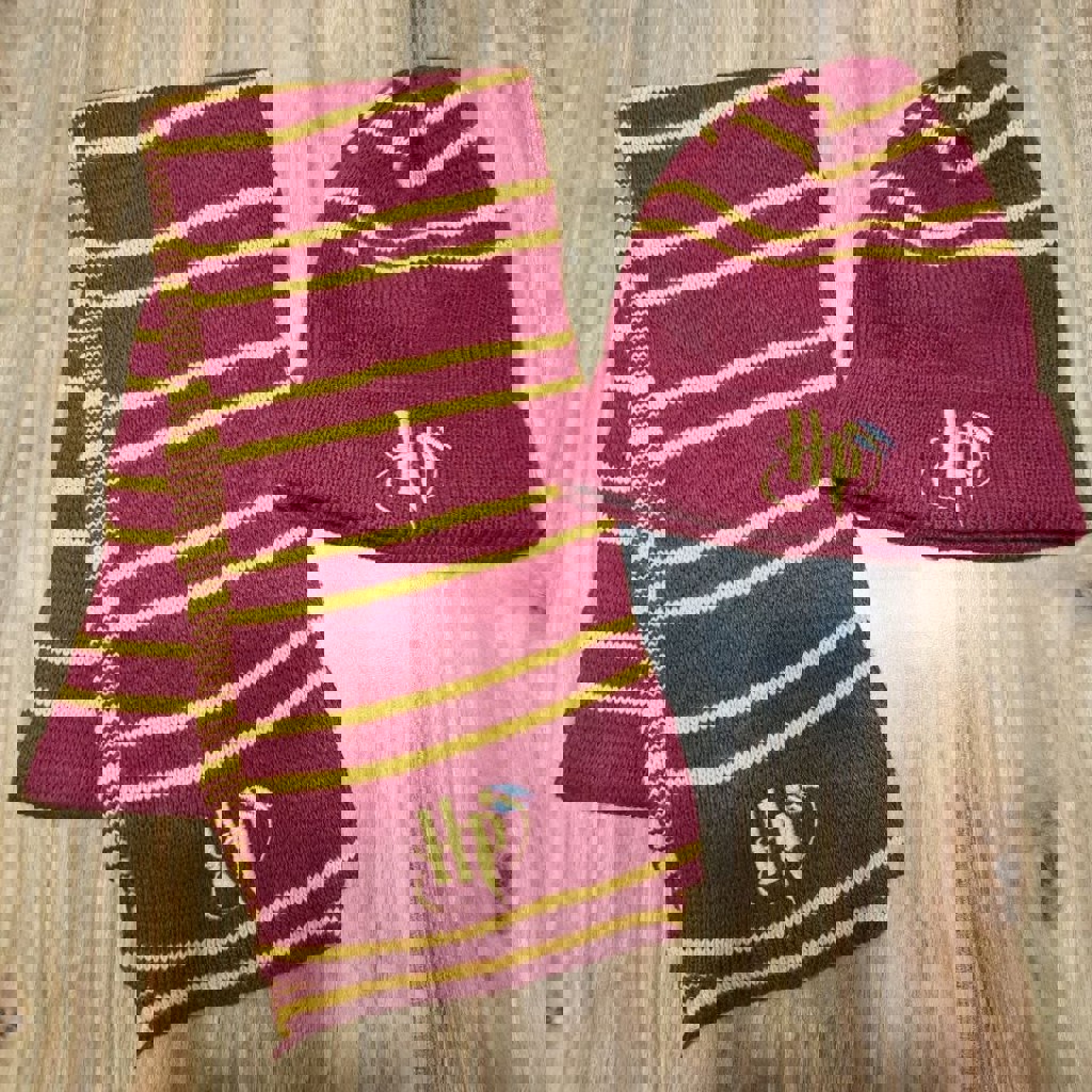 Комплект шапка и шарф Гарри Поттер