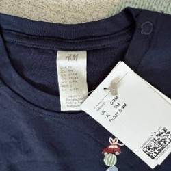 Лонгслив H&M молочный - фото 2