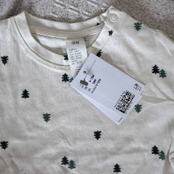 Лонгслив H&M молочный - фото 6