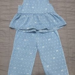 Джинсовый комбинезон - фото 1