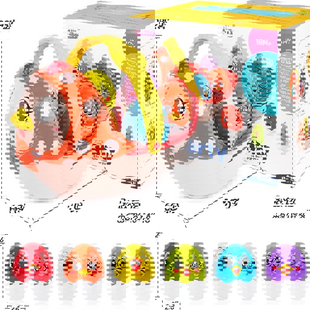 Корзинка-курочка с яйцами