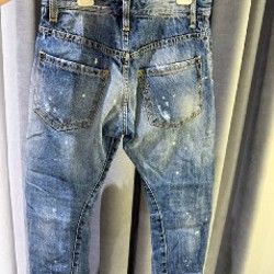 Джинсы серые - фото 2