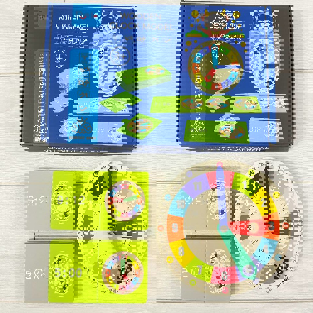 Деревянные обучающие часы