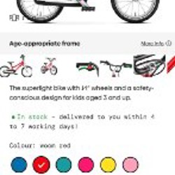 Детский двухколесный велосипед woom 2 - фото 2