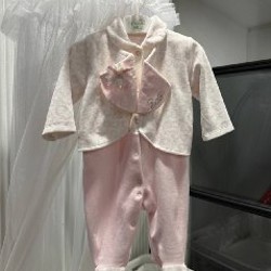 Персиковый костюмчик - фото 1