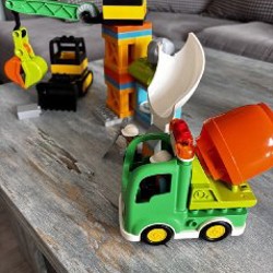 Набор Лего Дупло Строительная площадка - фото 1