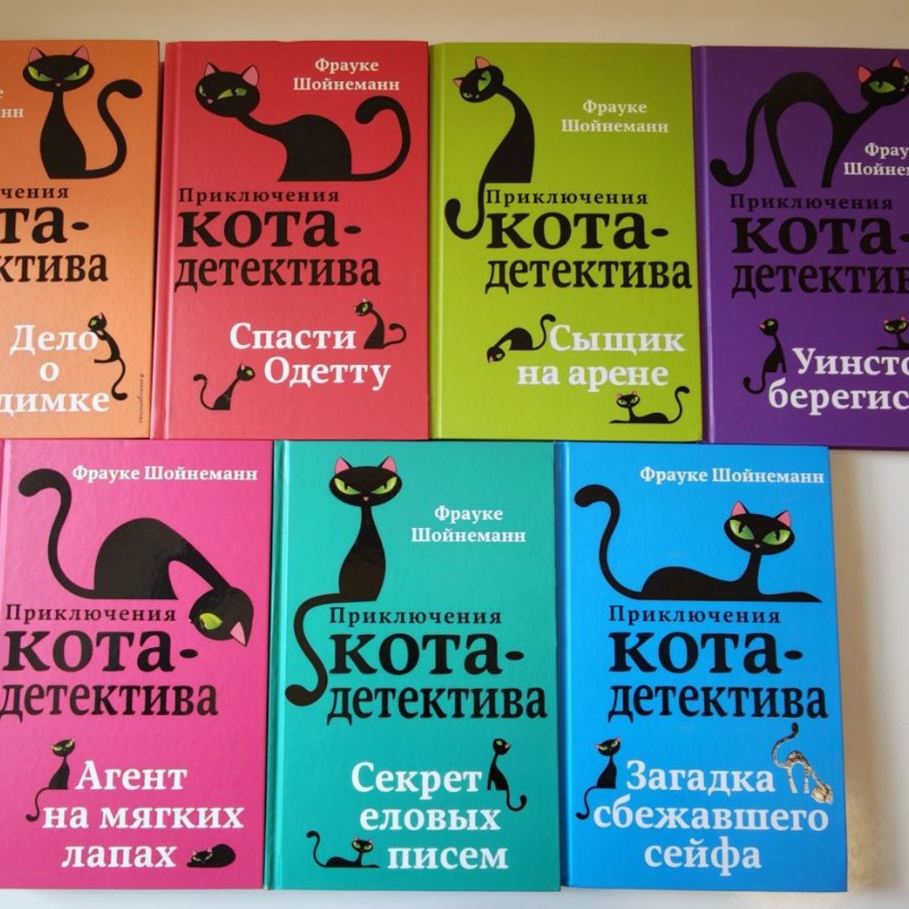 Серия книг про кота детектива