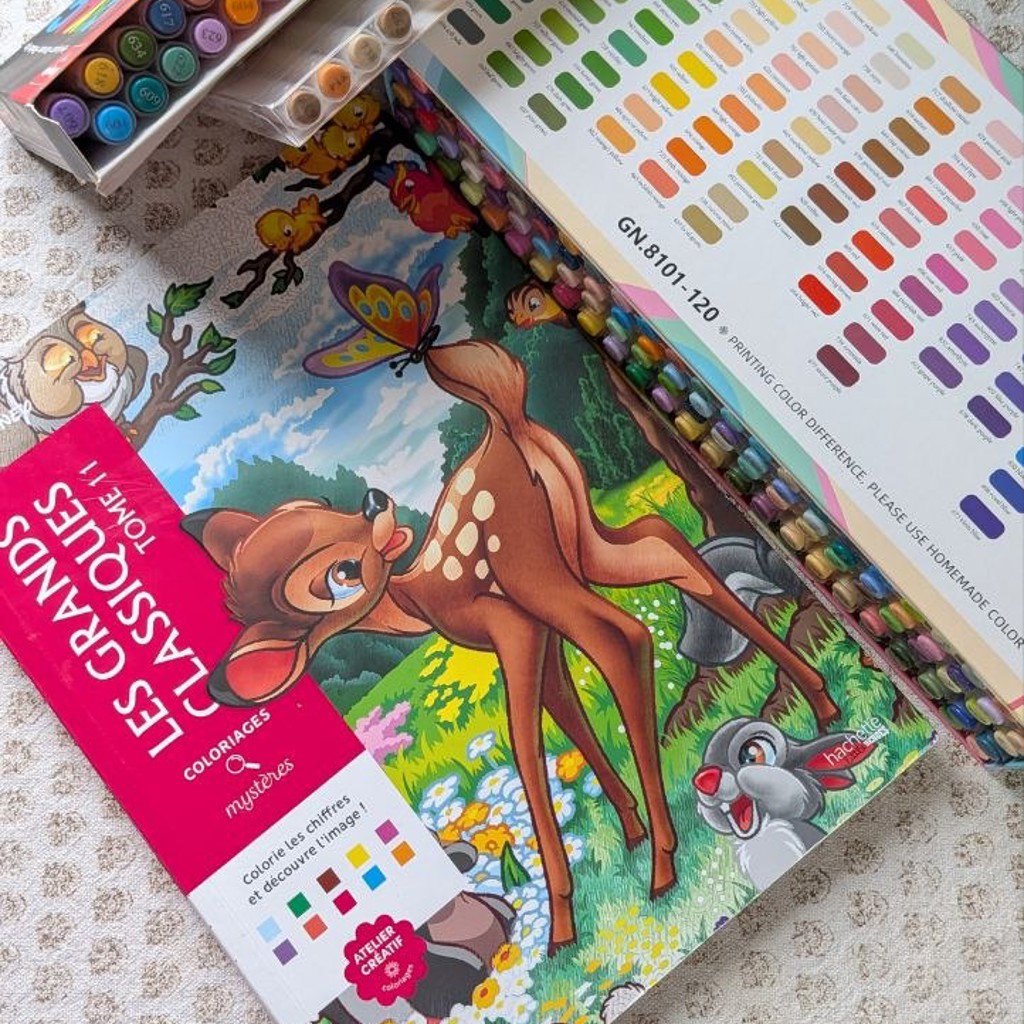 Раскраска по номерам Disney - Le Grands Classiques (Tome 11)