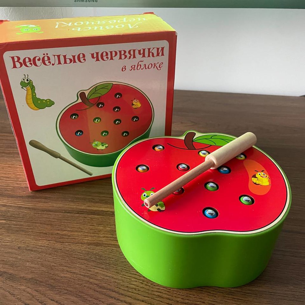 Магнитная рыбалка «Ловись червячок»