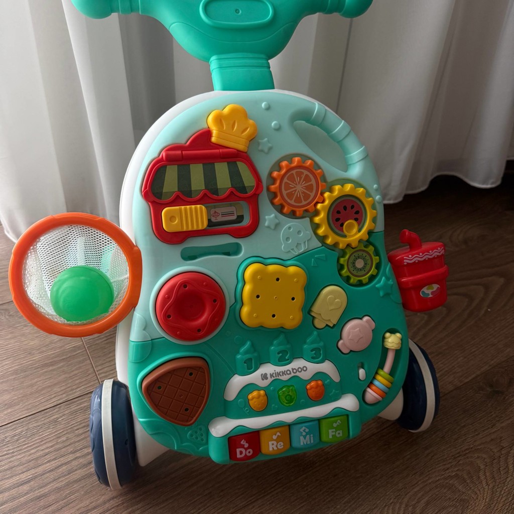 Толокар/ходунки Kikkaboo Walker 2 в 1 Candy Party Mint