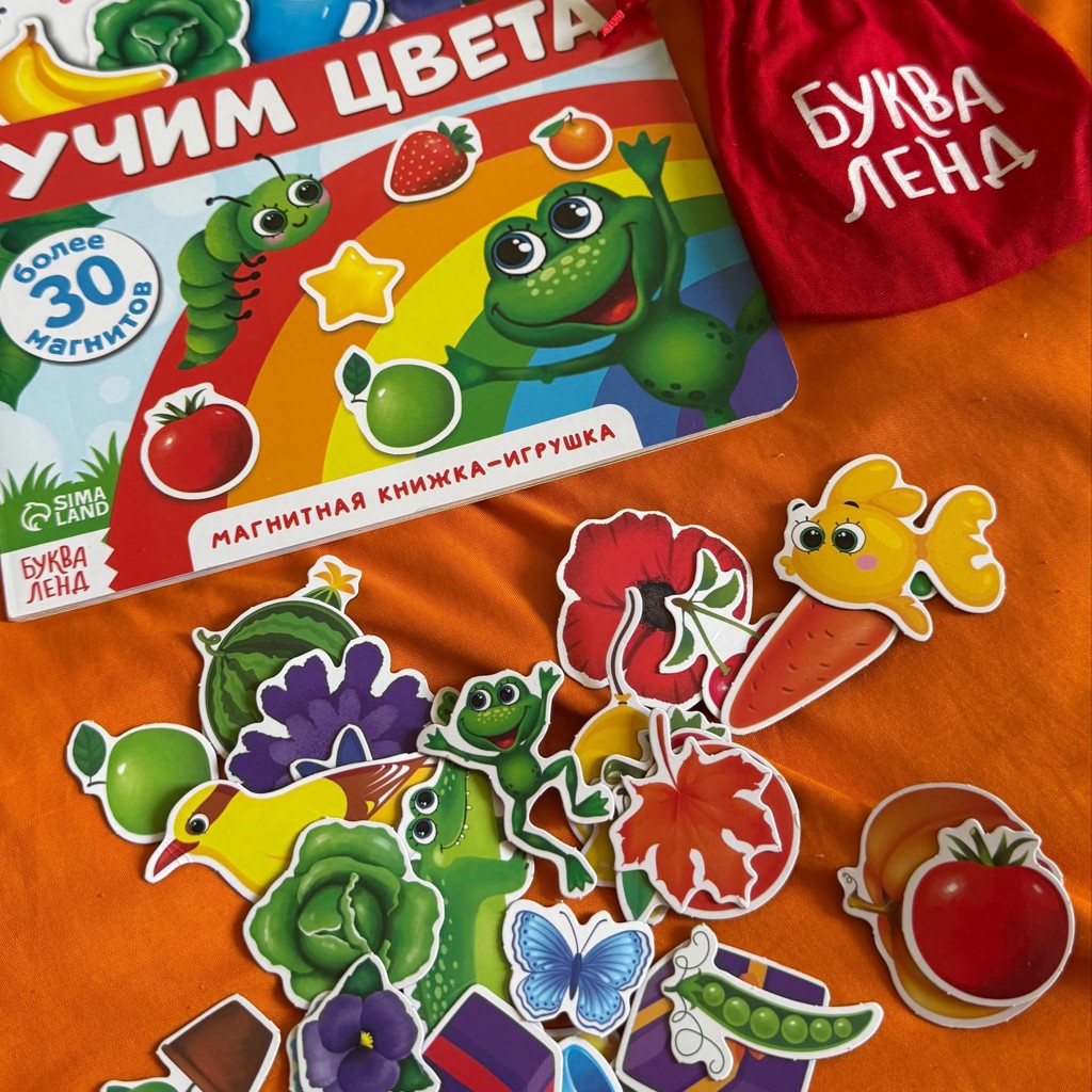 Магнитная книжка «Учим цвета»