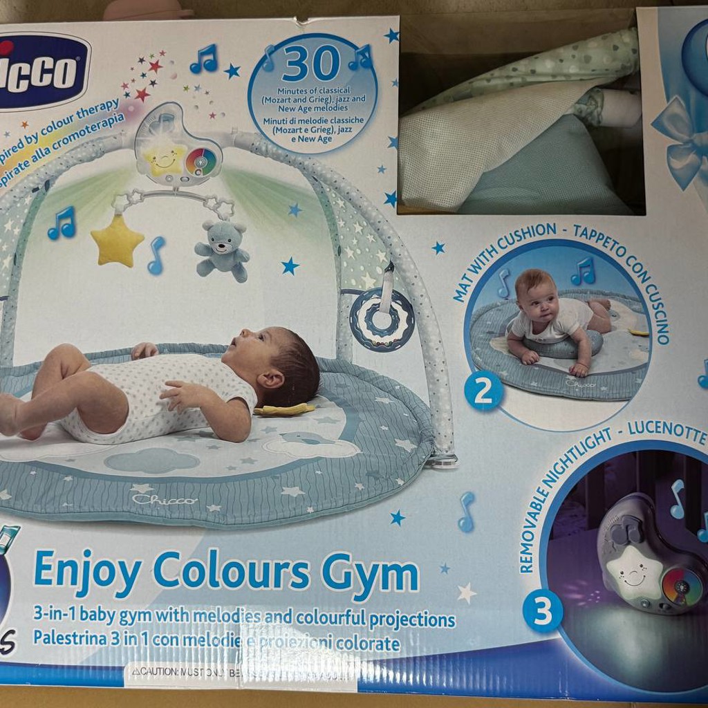 Развивающий коврик Chicco Enjoy Colours Gym 3-в-1