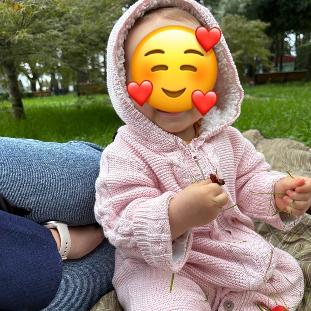 Хлопковый вязаный комбинезон для девочки