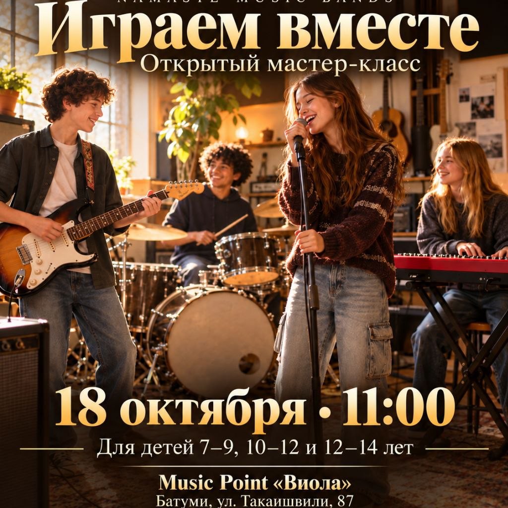 Открытый мастер-класс «Играем вместе»