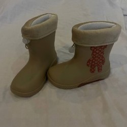 Сапоги резинок детские голубые - фото 1