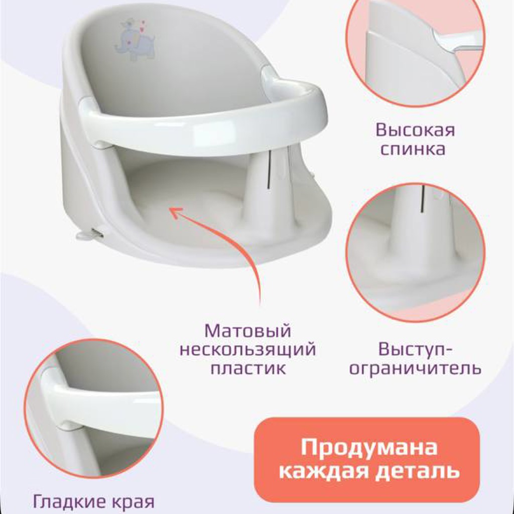 Стульчик для купания детский Kidwick