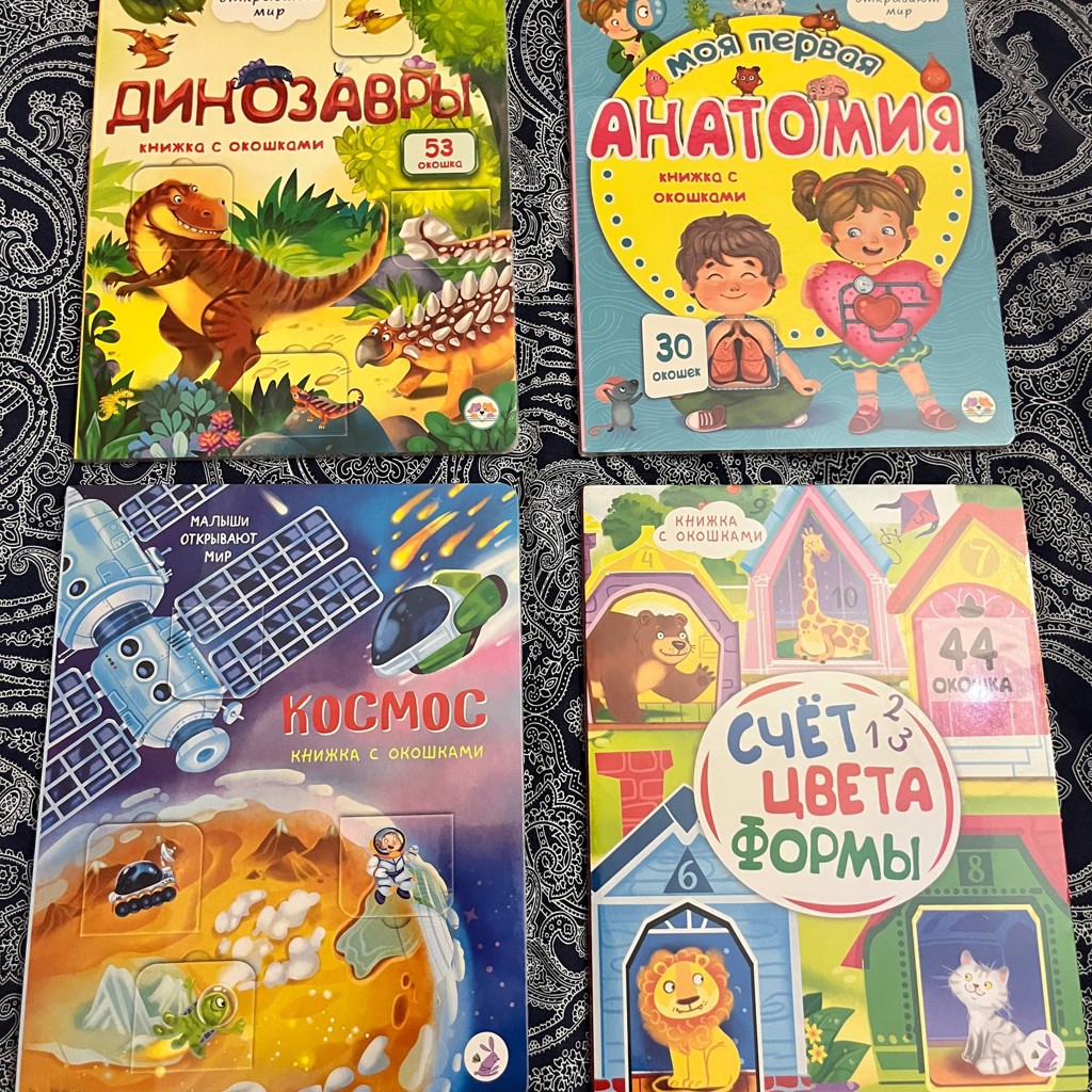Книги с окошками