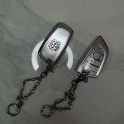 Чехол на ключ BMW в стиле Chrome Hearts - фото 7